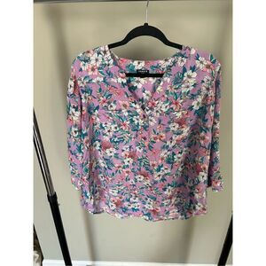 Torrid Harper Floral Blouse Size 1 Size 1X